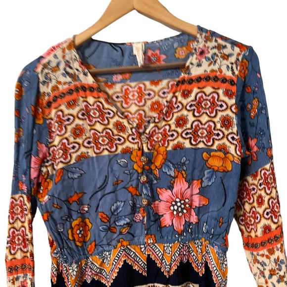 ✨ Raga x Anthropologie Floral Paisley Romper Playsuit - Picture 4 of 7